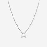 Bryan Anthonys Just For You Initial A Silver Bryan Anthonys Just For You Silver A Necklace