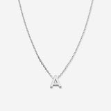 Bryan Anthonys Just For You Initial A Silver Bryan Anthonys Just For You Silver A Necklace