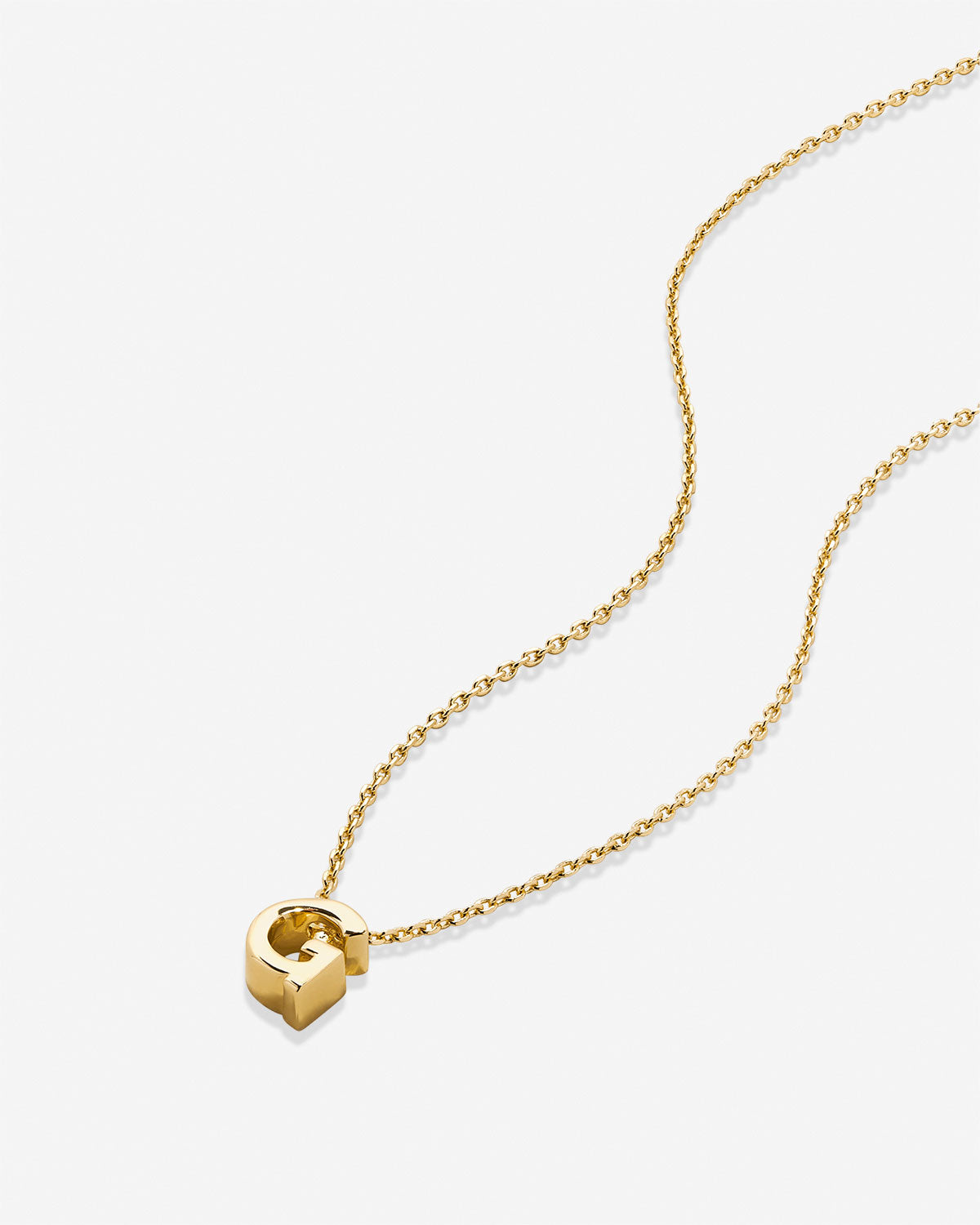 Bryan Anthonys Just For You Gold G Necklace Macro