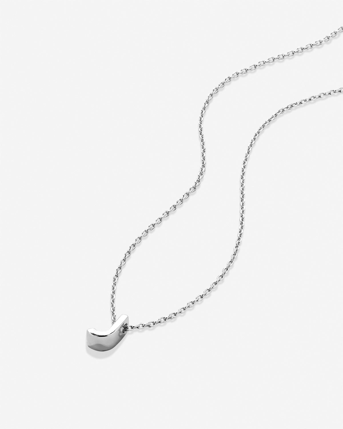 Bryan Anthonys Just For You Silver J Necklace Macro
