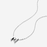 Bryan Anthonys Just For You Silver M Necklace Macro
