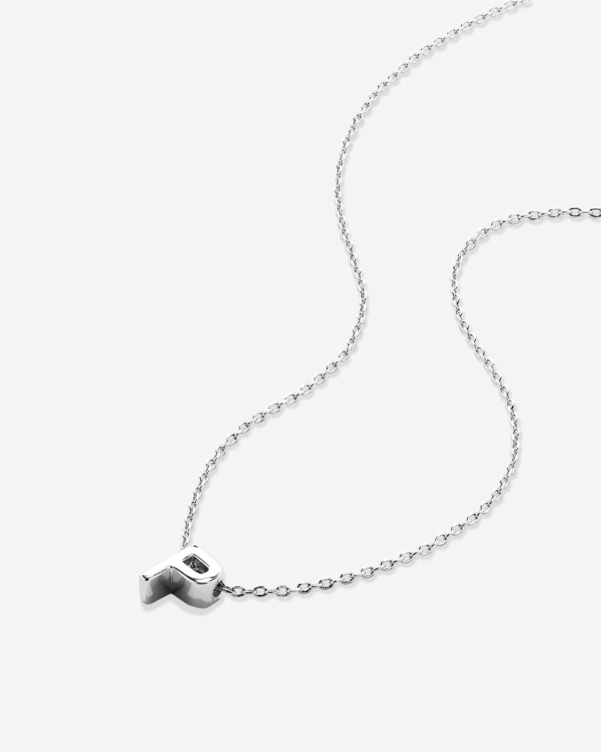 Bryan Anthonys Just For You Silver P Necklace Macro