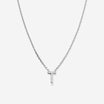 Bryan Anthonys Just For You Silver T Necklace