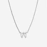 Bryan Anthonys Just For You Silver W Necklace 