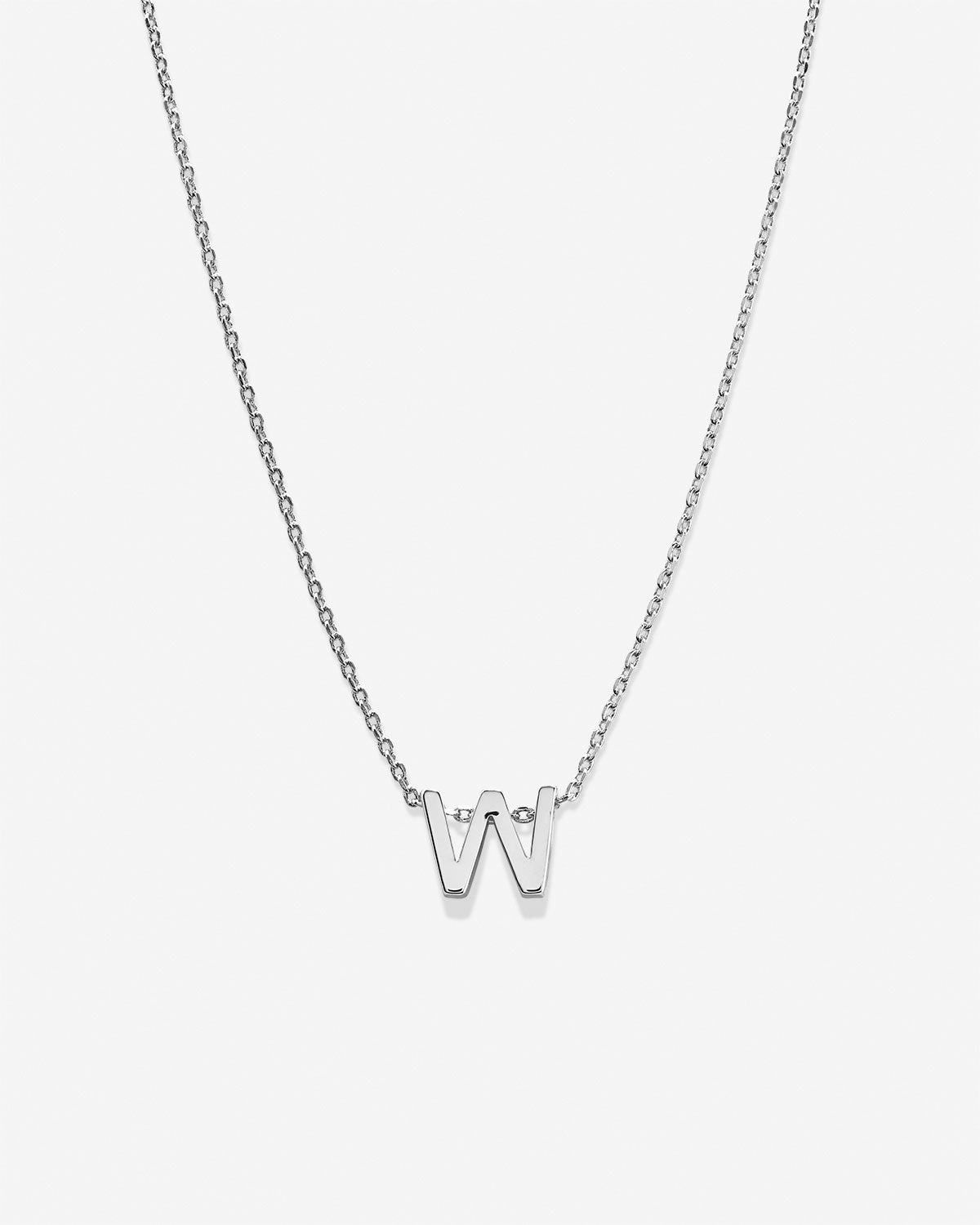 Bryan Anthonys Just For You Silver W Necklace 