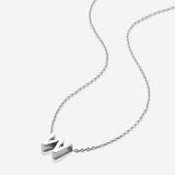 Bryan Anthonys Just For You Silver W Necklace Macro
