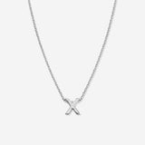Bryan Anthonys Just For You Silver X Necklace 