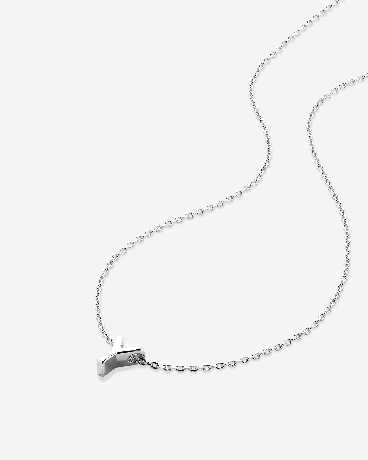 Bryan Anthonys Just For You Silver Y Necklace Macro