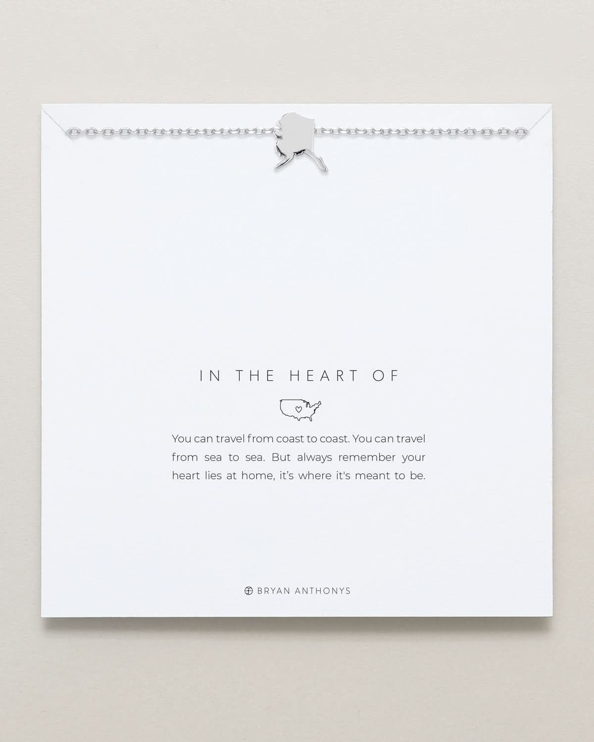 In The Heart Of Necklace — Alaska carded