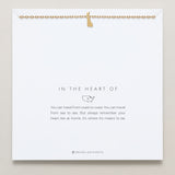 In The Heart Of Necklace — Delaware on card