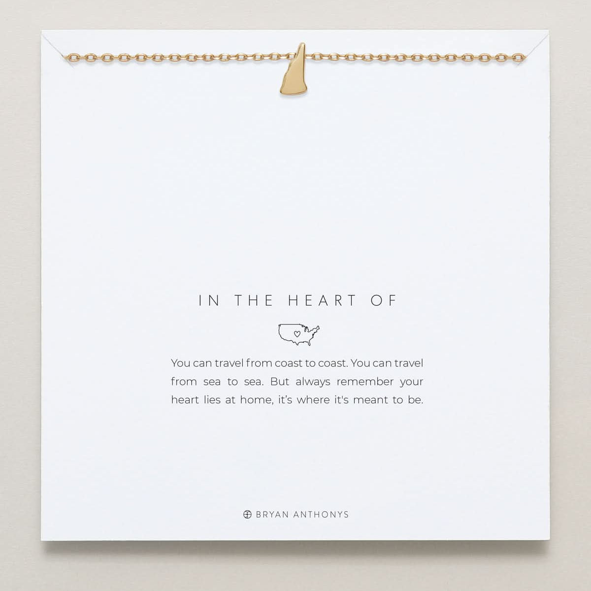 In The Heart Of Necklace — New Hampshire carded