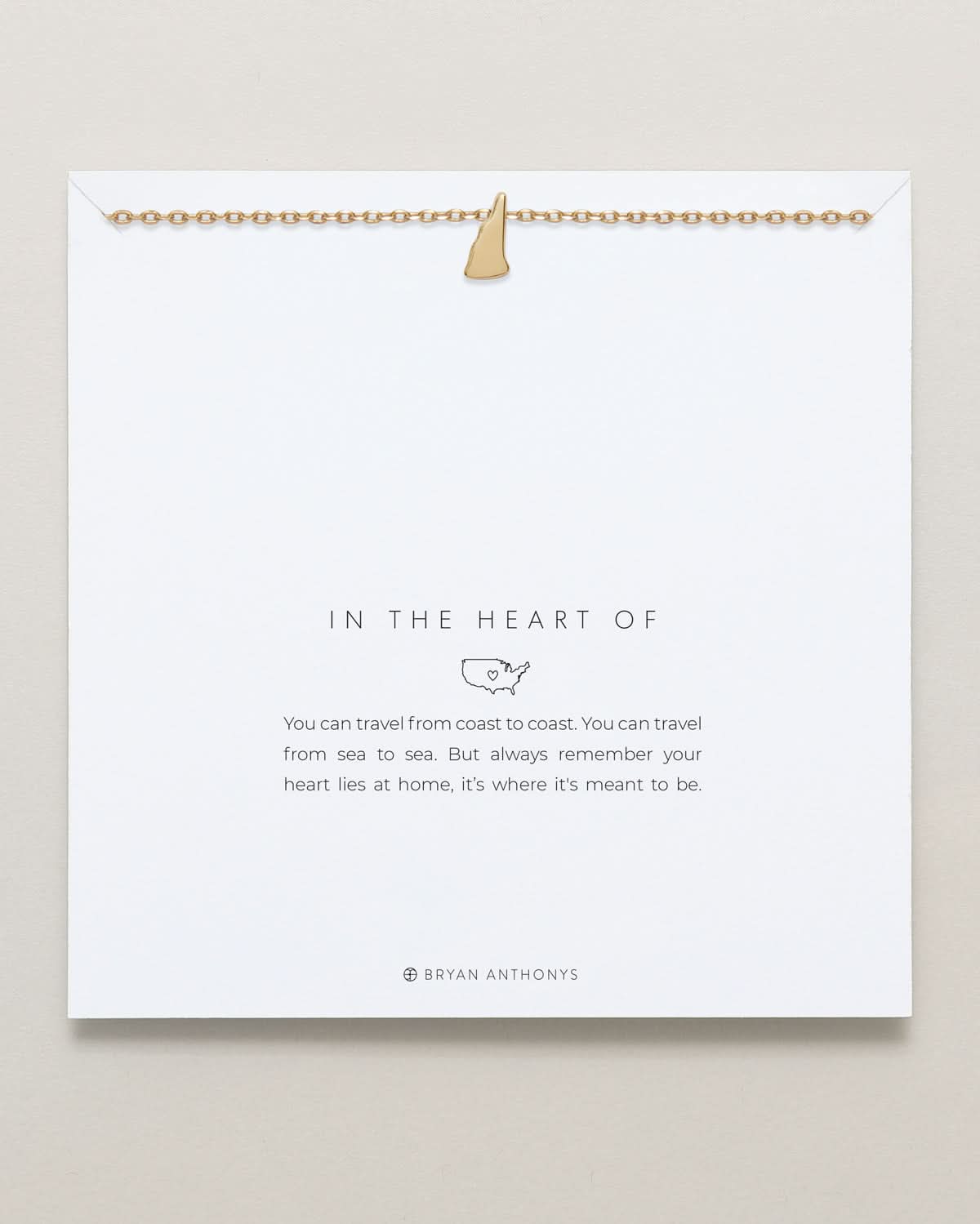 In The Heart Of Necklace — New Hampshire carded