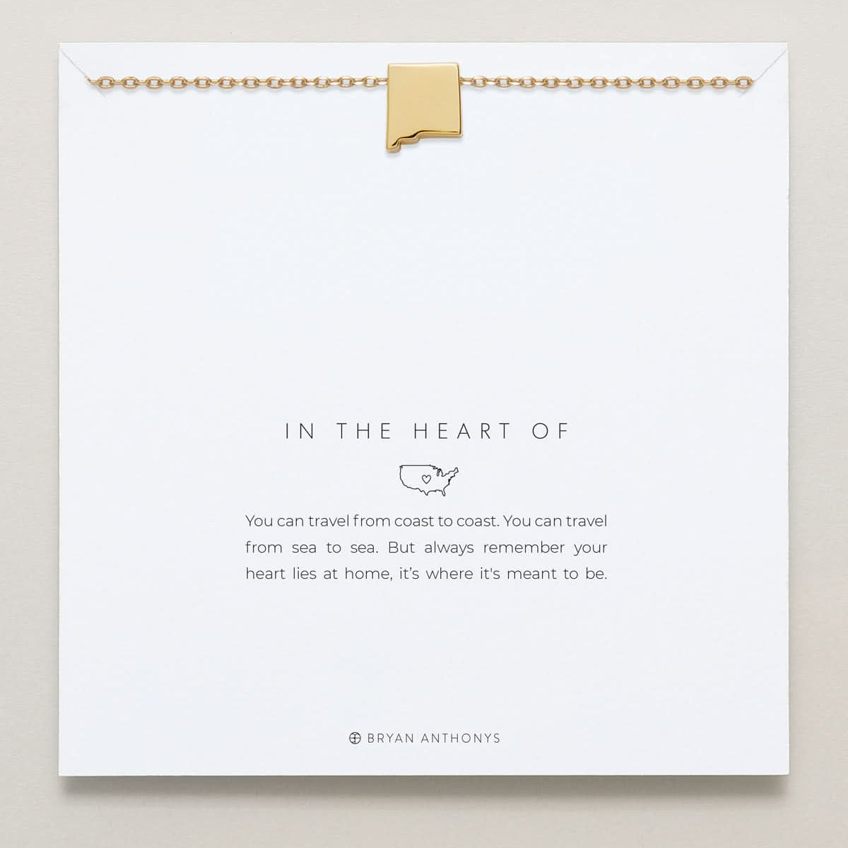 In The Heart Of Necklace — New Mexico carded