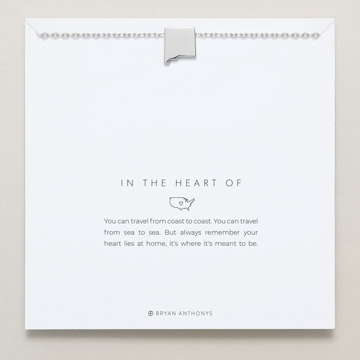 In The Heart Of Necklace — New Mexico carded