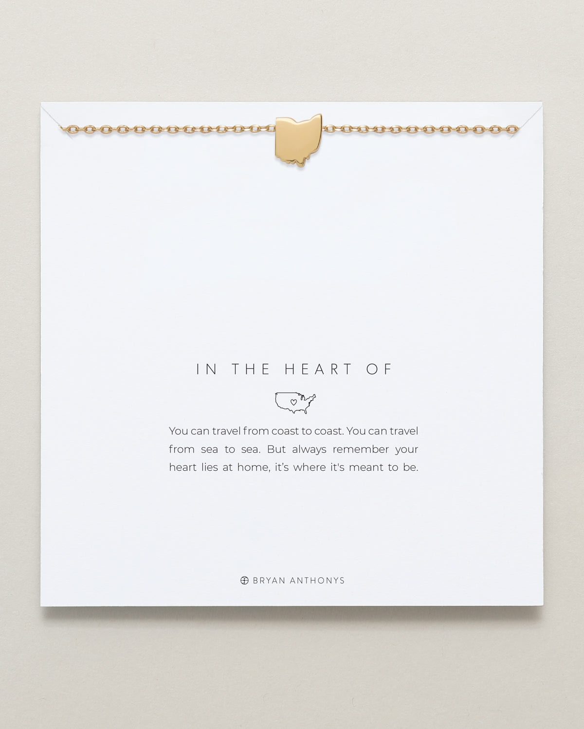 In The Heart Of Necklace — Ohio carded
