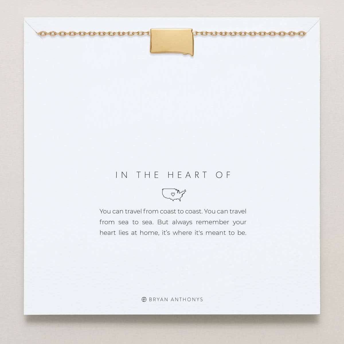 In The Heart Of Necklace — South Dakota carded