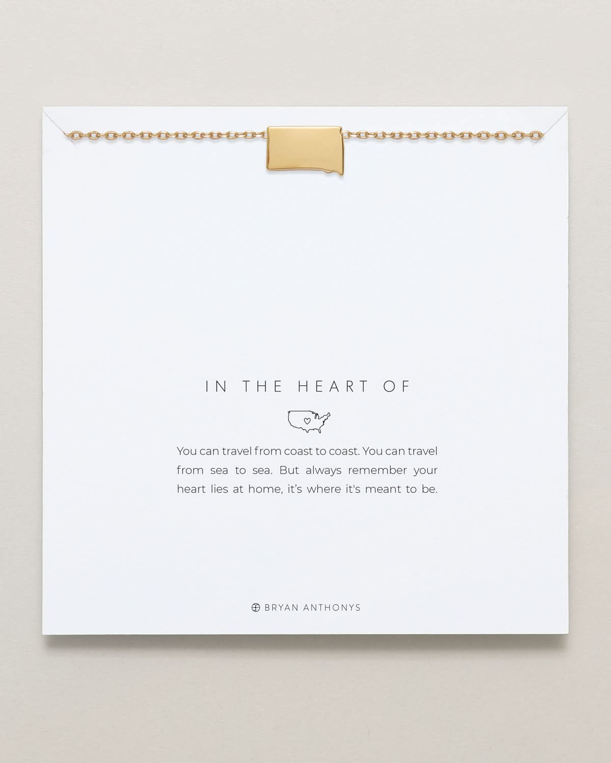 In The Heart Of Necklace — South Dakota carded