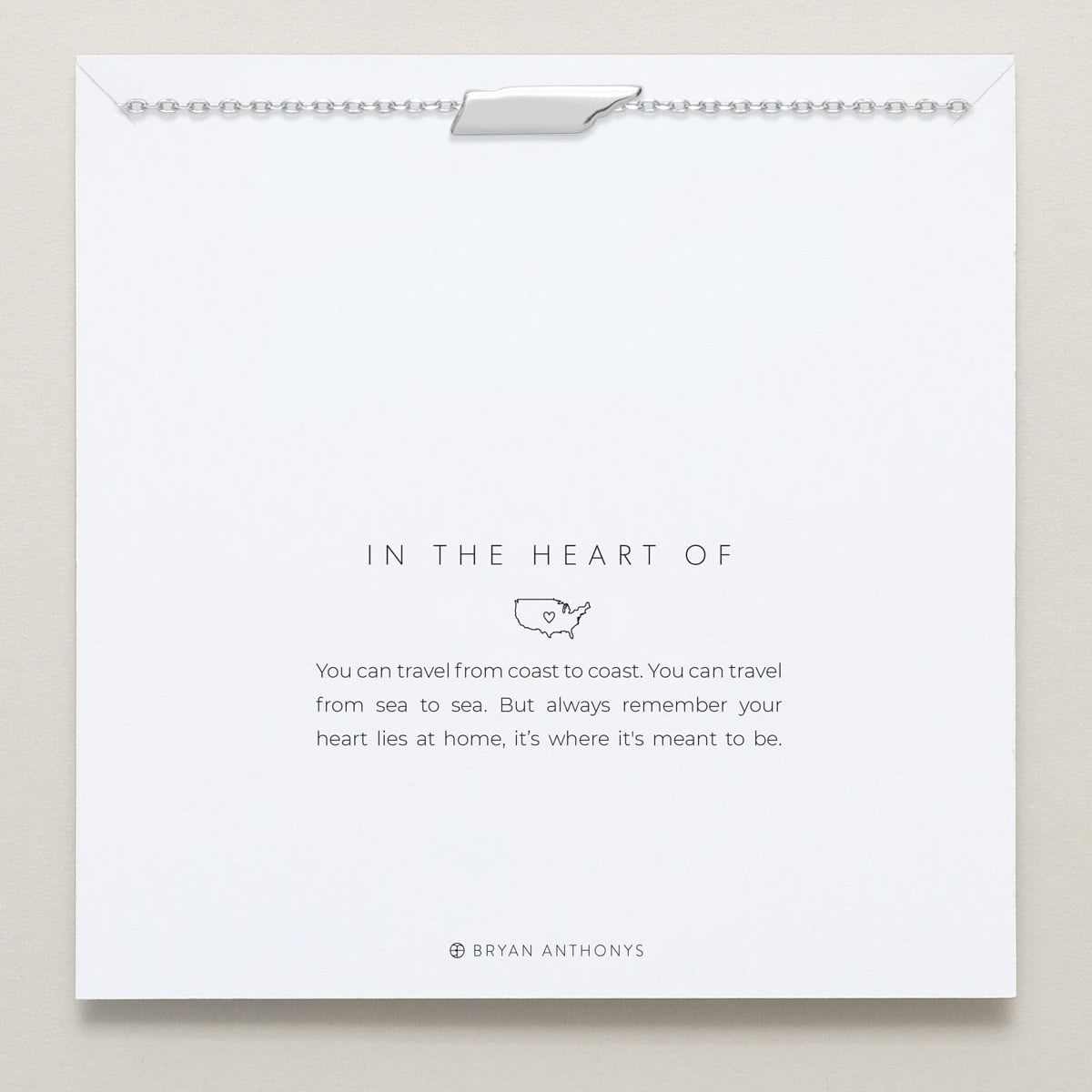 In The Heart Of Necklace — Tennessee carded