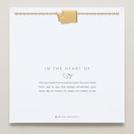 In The Heart Of Necklace — Washington on card