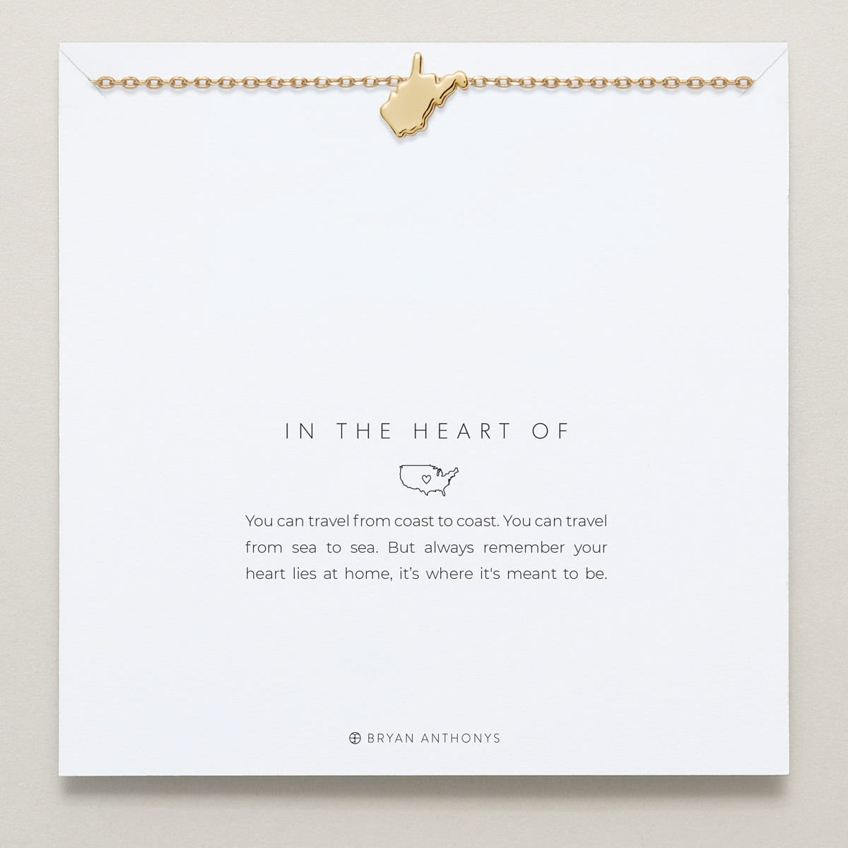 In The Heart Of Necklace — West Virginia carded