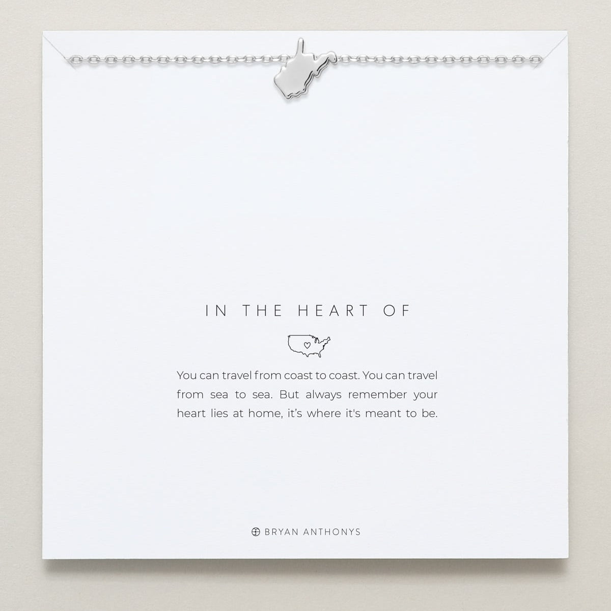 In The Heart Of Necklace — West Virginia carded