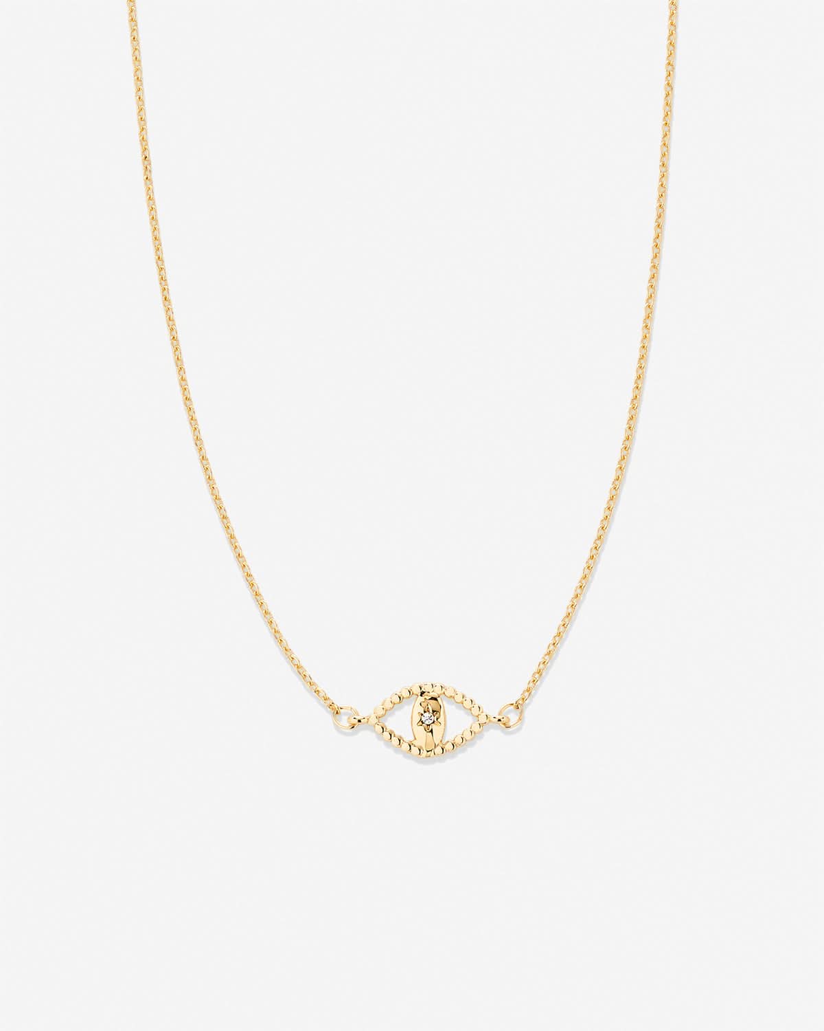 Bryan Anthonys Just For Luck Collection Evil Eye Necklace Gold