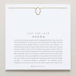 Bryan Anthonys Just For Luck Gold Hamsa Necklace On Card
