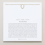 Bryan Anthonys Just For Luck Gold Hamsa Necklace On Card