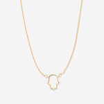 Bryan Anthonys Just For Luck Collection Hamsa Necklace Gold