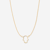 Bryan Anthonys Just For Luck Collection Hamsa Necklace Gold