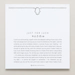 Bryan Anthonys Just For Luck Silver Hamsa Necklace On Card