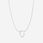 Bryan Anthonys Just For Luck Collection Hamsa Necklace Silver