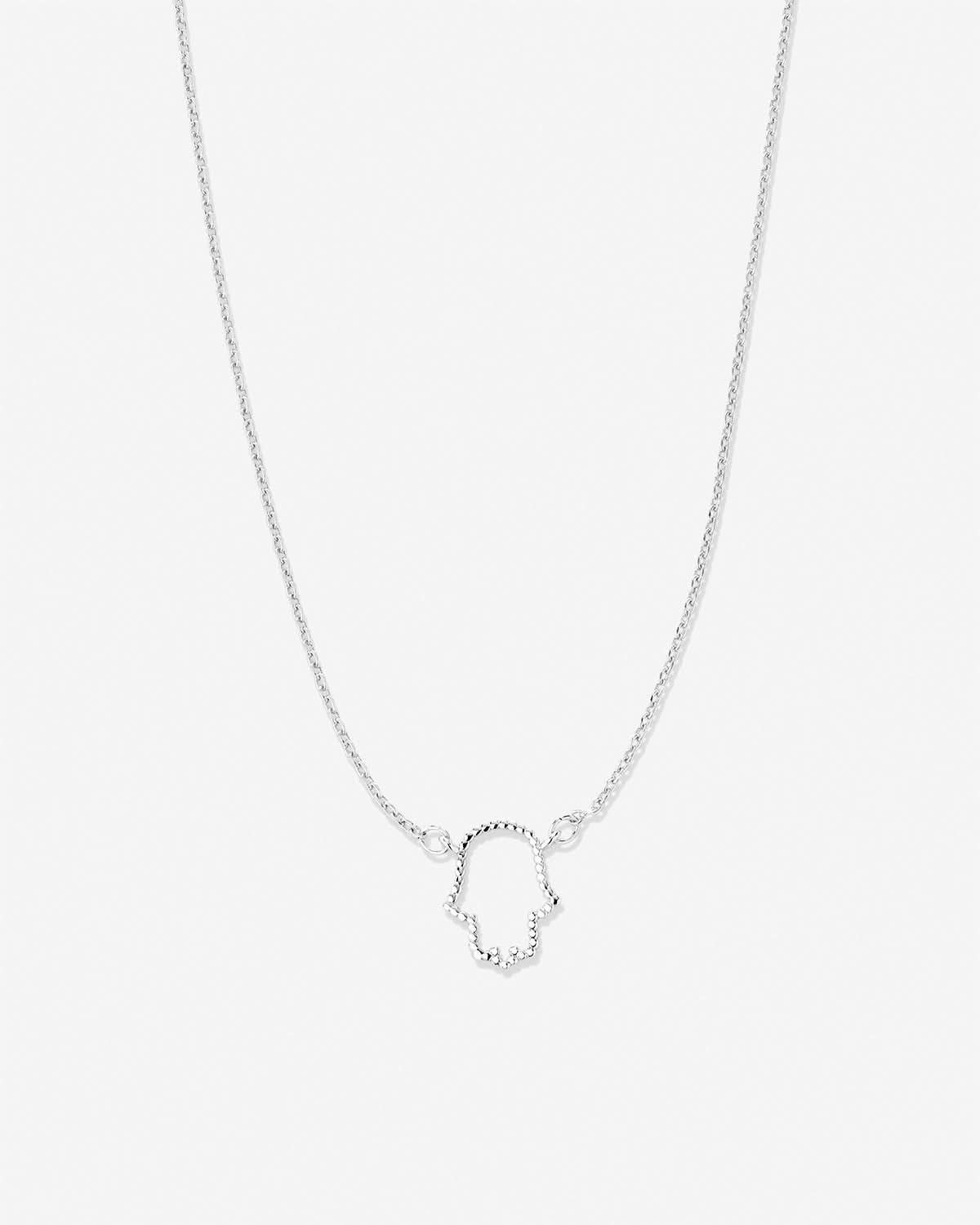 Bryan Anthonys Just For Luck Collection Hamsa Necklace Silver