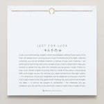 Bryan Anthonys Just For Luck Horse Shoe Necklace Gold On Card
