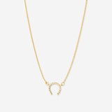 Bryan Anthonys Just For Luck Collection Wishbone Necklace Gold