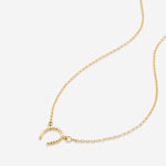 Bryan Anthonys Just For Luck Collection Wishbone Necklace Gold