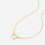 Bryan Anthonys Just For Luck Collection Wishbone Necklace Gold