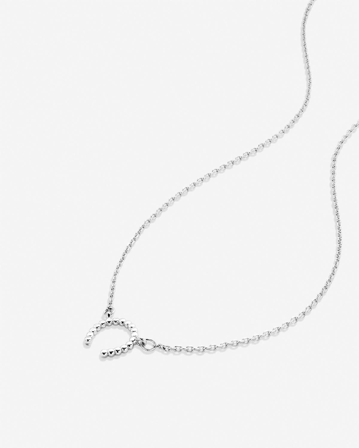 Bryan Anthonys Just For Luck Collection Wishbone Necklace Silver