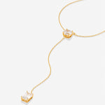 Bryan Anthonys Radiance Collection Emerald Cut Lariat Necklace Gold