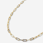 Bryan Anthonys Layers of You Connected Gold Delicate Paperclip Chain Necklace Macro