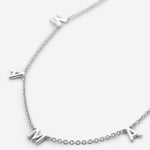 Bryan Anthonys Mama Silver Smooth Necklace Macro