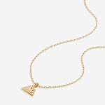 Bryan Anthonys Move Mountains Icon Necklace Gold with Crystals