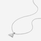 Bryan Anthonys Move Mountains Icon Necklace Silver with Crystals
