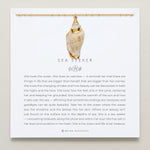 Bryan Anthonys Gold Sea Seeker Pendant Necklace On Card