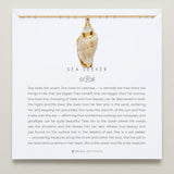 Bryan Anthonys Gold Sea Seeker Pendant Necklace On Card
