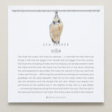 Bryan Anthonys Silver Sea Seeker Pendant Necklace On Card