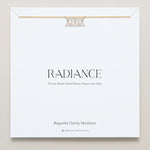 Bryan Anthonys Radiance Collection Baguette Dainty Necklace Gold