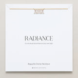 Bryan Anthonys Radiance Collection Baguette Dainty Necklace Gold