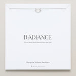 Bryan Anthonys Radiance Collection Marquis Solitaire Necklace Silver On Card