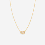 Bryan Anthonys Radiance Collection Marquis Solitaire Necklace Gold